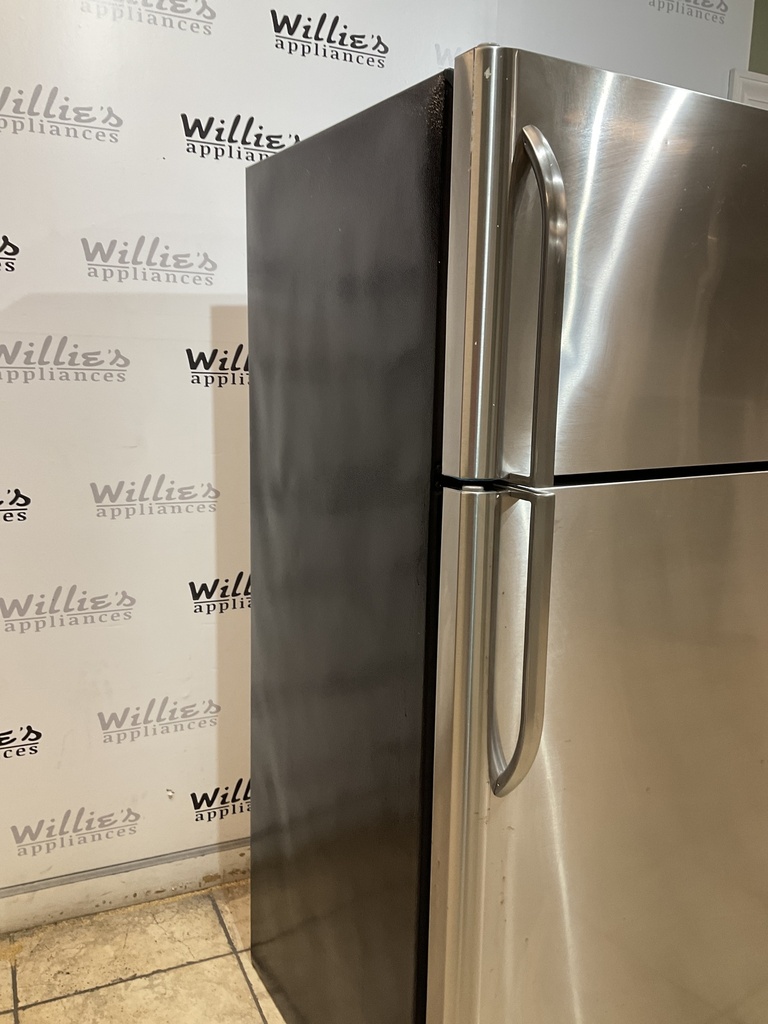 Frigidaire Used Refrigerator Top and Bottom 30x66 (Stainless Steel) 