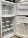 Whirlpool Used Refrigerator Top and Bottom 30x66 (White) 