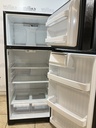 Ge Used Refrigerator Top and Bottom 28x67 (Black) 