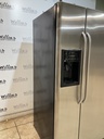 Ge Used Refrigerator Side by Side 36x69 1/2” (Stainless Steel) 