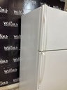 Roper Used Refrigerator Top and Bottom 30x66 (White) 