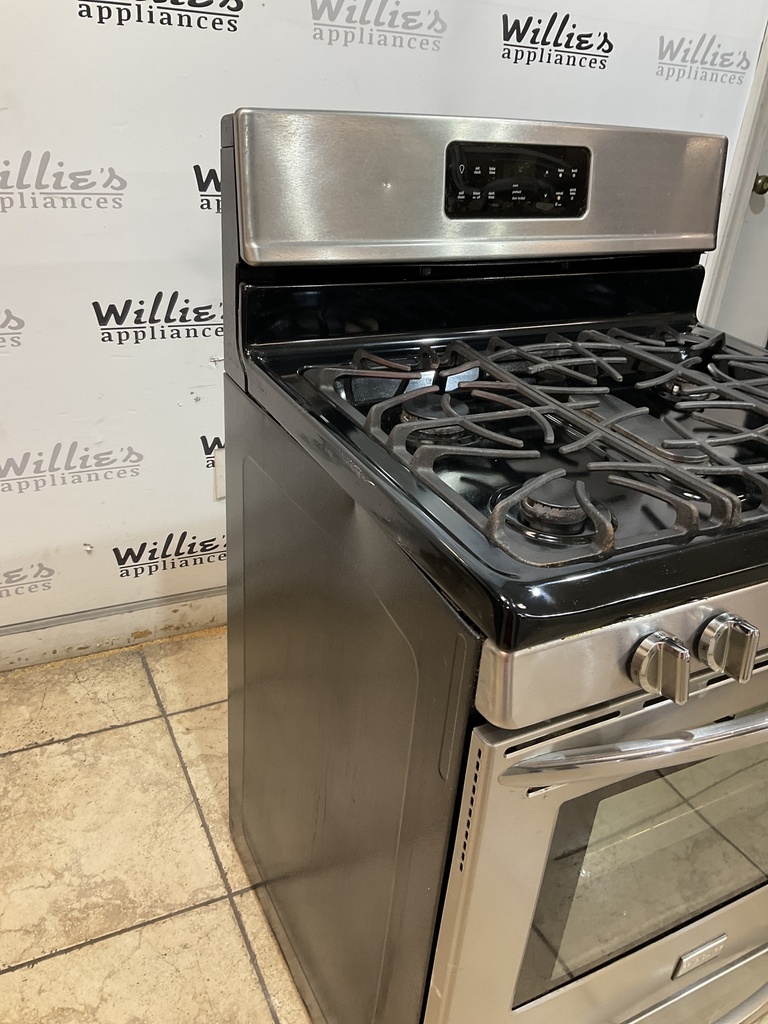 Frigidaire Used Natural Gas Stove 30inches (Stainless Steel) 