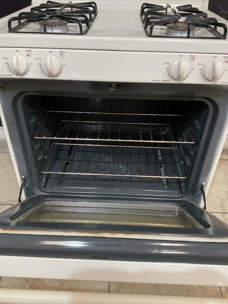 Ge Used Gas Propane Stove 30inches (Bisque) 
