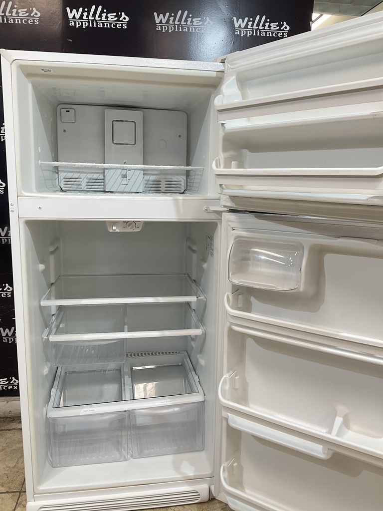 Frigidaire Used Refrigerator Top and Bottom 30x66 (White) 