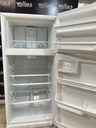 Frigidaire Used Refrigerator Top and Bottom 30x66 (White) 