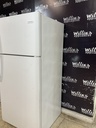 Frigidaire Used Refrigerator Top and Bottom 30x66 (White) 