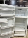 Hotpoint Used Refrigerator Top and Bottom 28x61 1/2” (White) 