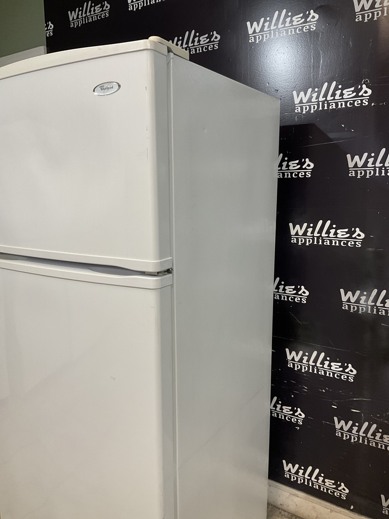 Whirlpool Used Refrigerator Top and Bottom 28x68 (White) 