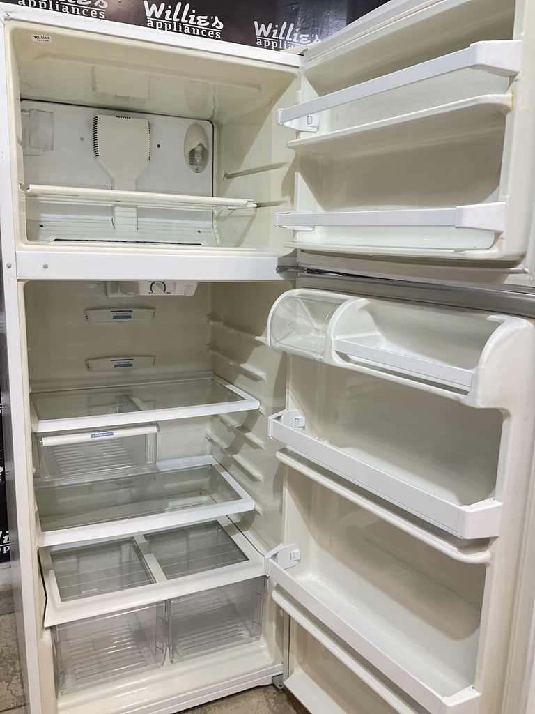 Whirlpool Used Refrigerator Top and Bottom 28x68 (White) 