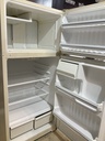 Ge Used Refrigerator Top and Bottom 28x61 1/2” (Bisque) 