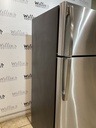 Ge Used Refrigerator Top and Bottom 28x66 1/2” (Stainless Steel) 