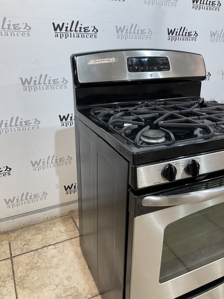 Ge Used Gas Propane Stove 30inches (Stainless Steel) 