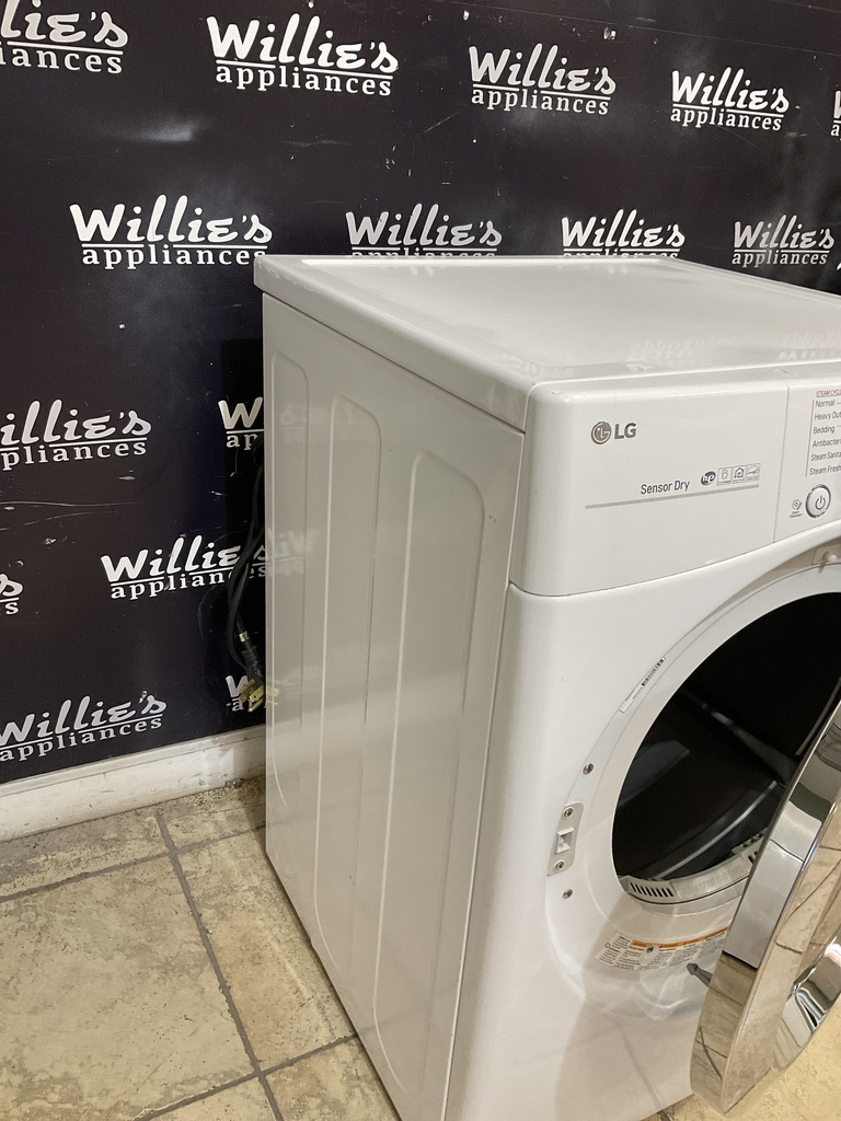 Lg Used Electric Dryer 220volts (30 AMP) 27inches (White) 