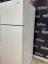Whirlpool Used Refrigerator Top and Bottom 28x67 1/2” (White) 