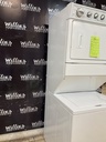 Whirlpool Used Electric Unit Stackable 220volts (30 AMP) 27x72 1/2” {3 prong}  (White) 