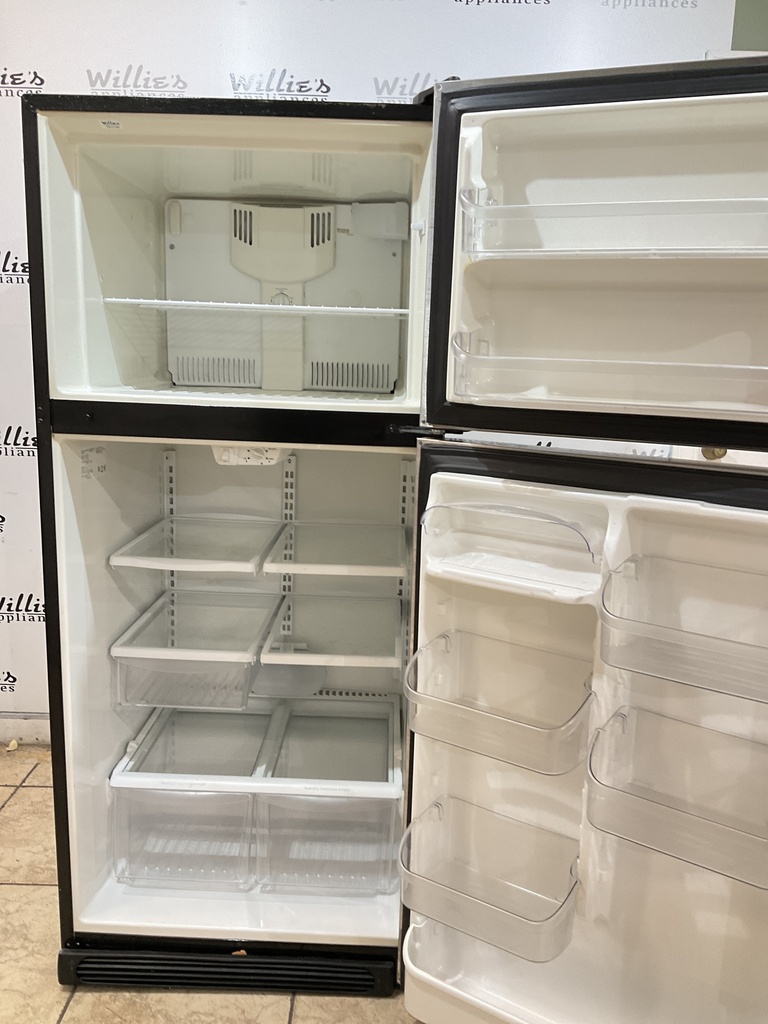Frigidaire Used Refrigerator Top and Bottom 30x68 (Stainless Steel) 