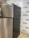 Frigidaire Used Refrigerator Top and Bottom 30x68 (Stainless Steel) 