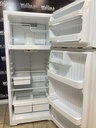 Ge Used Refrigerator Top and Bottom 28x67 (White) 