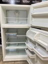 Whirlpool Used Refrigerator Top and Bottom 33x66 (Bisque) 