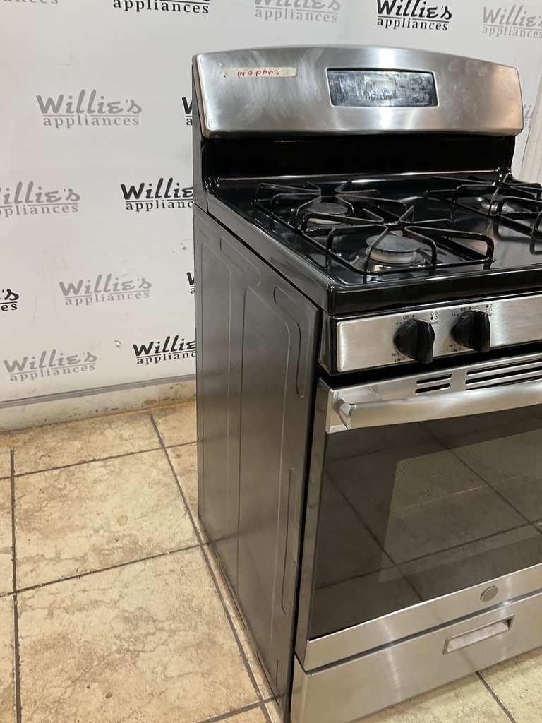 Ge Used Gas Propane Stove 30inches (Stainless Steel) 
