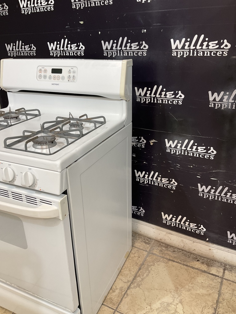 Hotpoint Used Natural Gas Stove 30inches (White) 