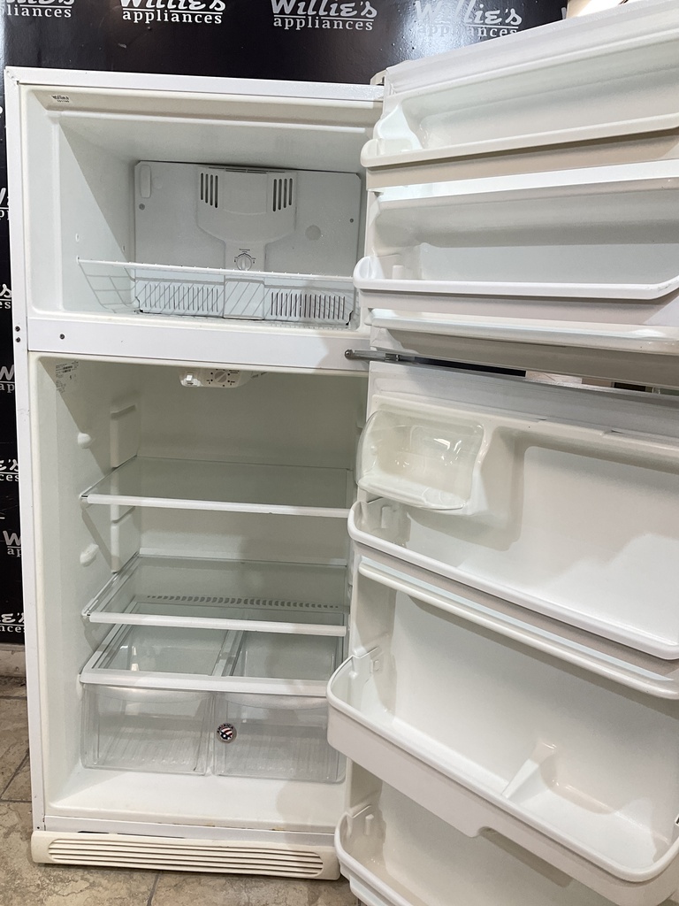 Kenmore Used Refrigerator Top and Bottom 30x67 (White) 