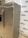 Ge Used Refrigerator Side by Side Counter Depth 36x69 1/2 (Stainless Steel) 