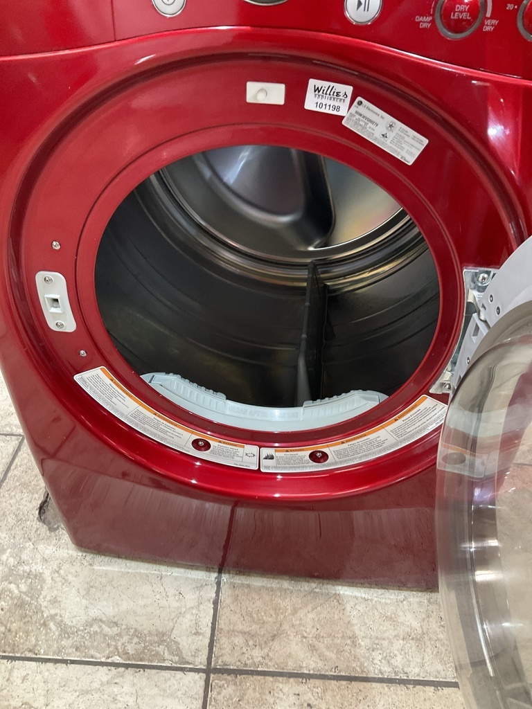 Lg Used Natural Gas Dryer 27inches (Red) 