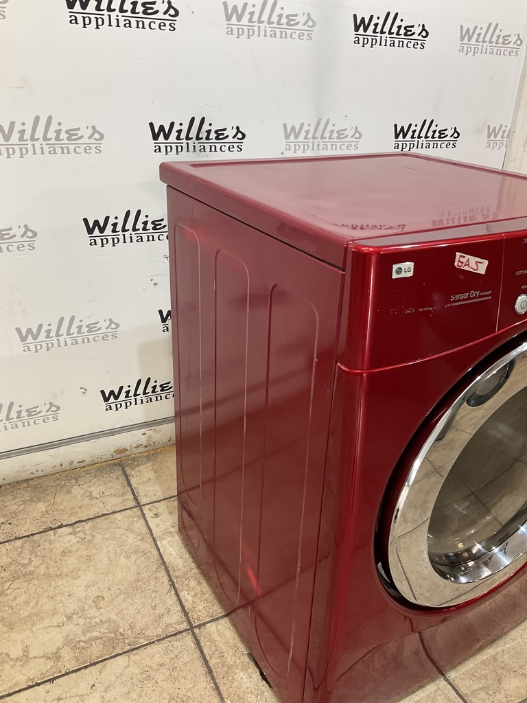 Lg Used Natural Gas Dryer 27inches (Red) 
