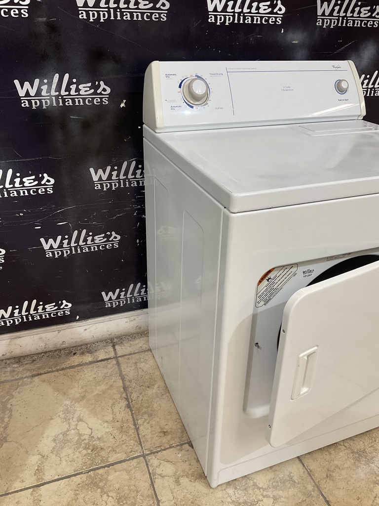 Whirlpool Used Electric Dryer 220volts (30 AMP) 29inches {4 prong} (white) 