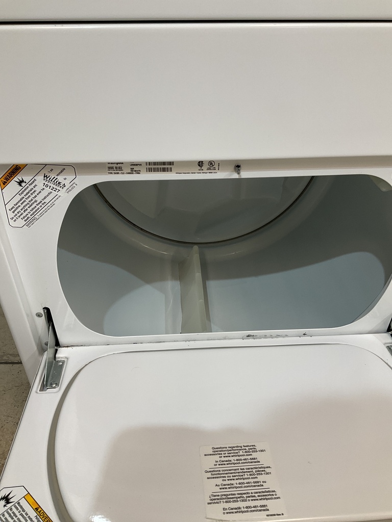 Whirlpool Used Electric Dryer 220volts (30 AMP) 29inches {4 prong} (White) 