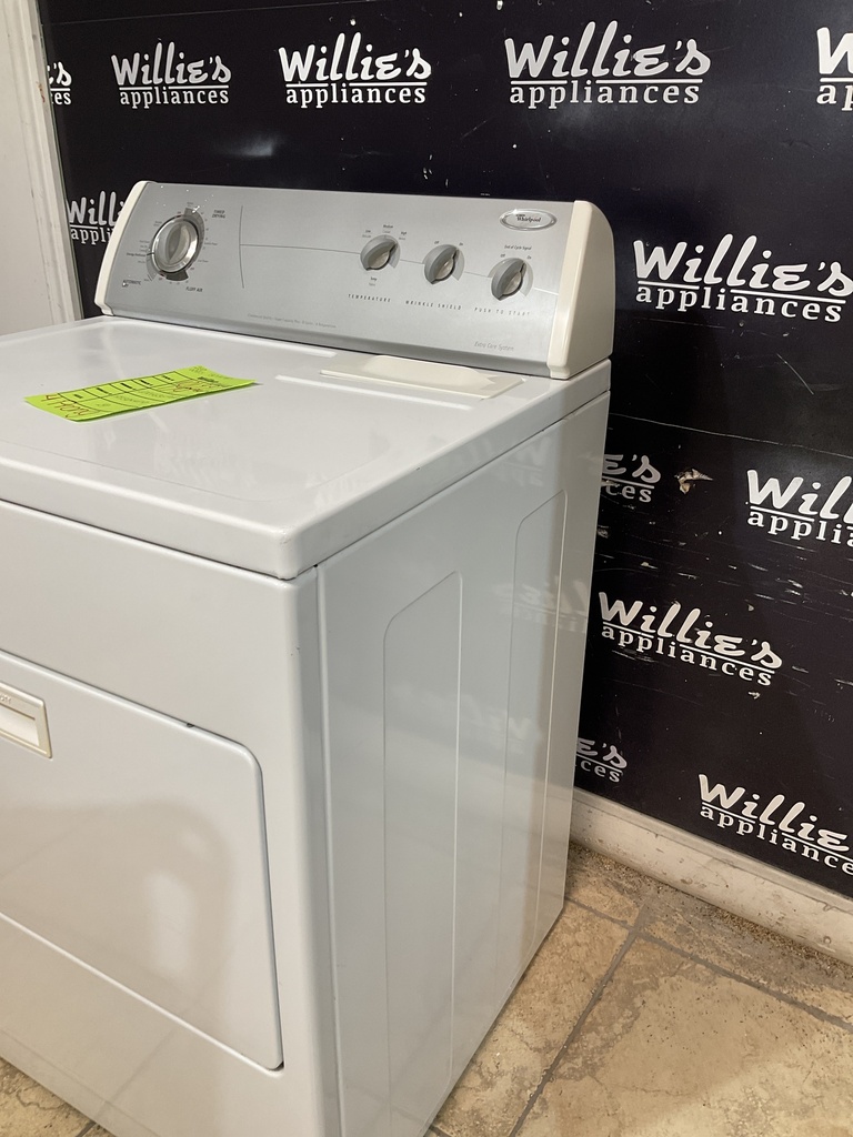 Whirlpool Used Electric Dryer 220volts (30 AMP) 29inches {4 prong} (White) 