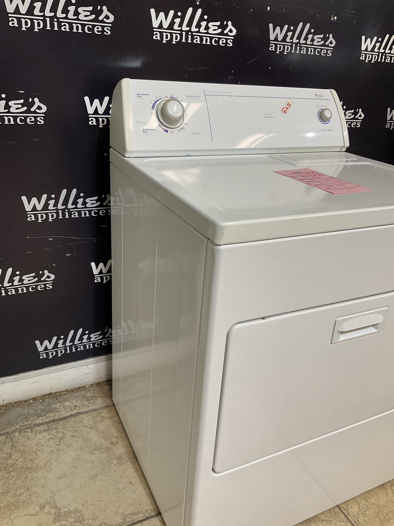 Whirlpool Used Natural Gas Dryer 29inches (White) 