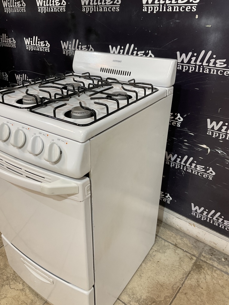 Hotpoint Used Natural Gas Stove 20inches (White) 