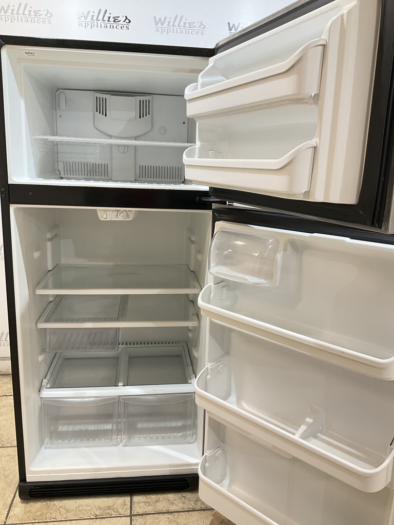 Frigidaire Used Refrigerator Top and Bottom 30x65 1/2” (Stainless Steel) 