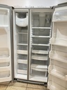 Ge Used Refrigerator Side by Side 36x70 (Stainless Steel) 