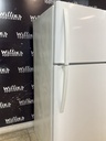 Frigidaire Used Refrigerator Top and Bottom 30x65 1/2” (White) 