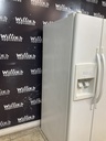 Whirlpool Used Refrigerator Side by Side 33x66 1/2” (White) 