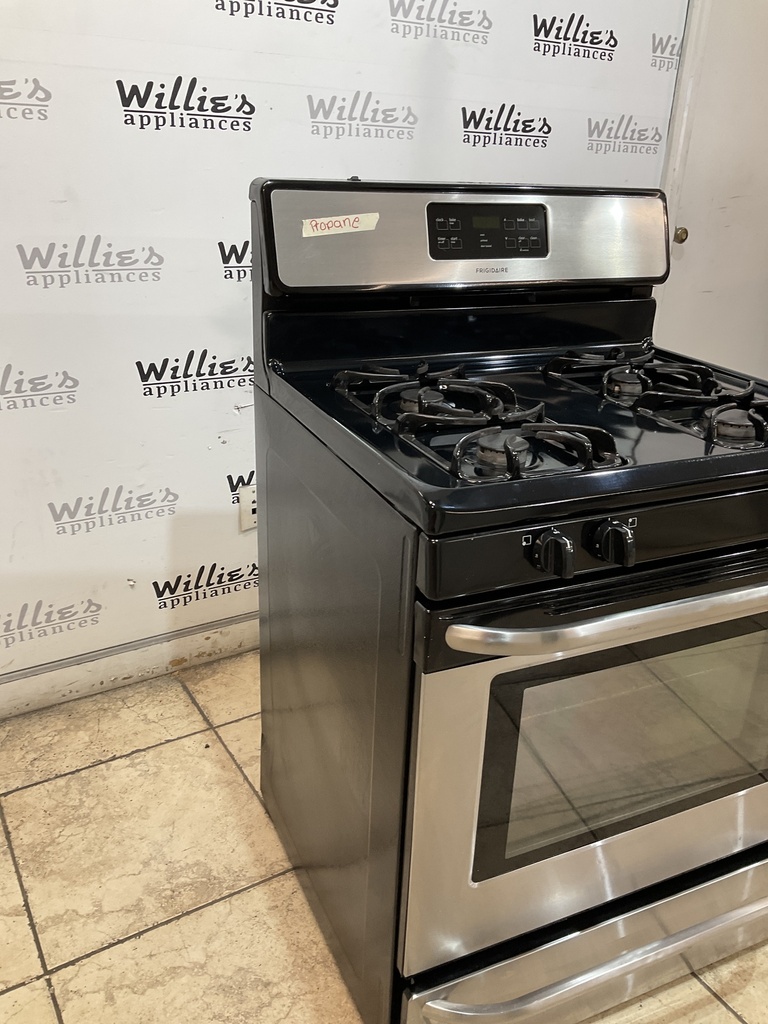 Frigidaire Used Gas Propane Stove 30inches (Stainless Steel)
