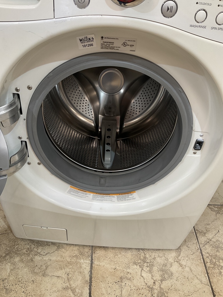 Lg Used Washer front-load 27inches (White) 