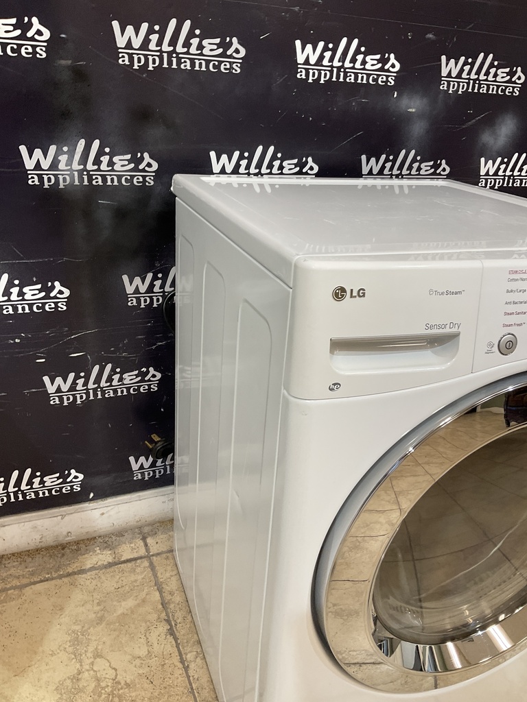 Lg Used Electric Dryer 220volts (30 AMP) 27inches {4 prong} (White)
