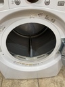 Lg Used Electric Dryer 220volts (30 AMP) 27inches {4 prong} (White)