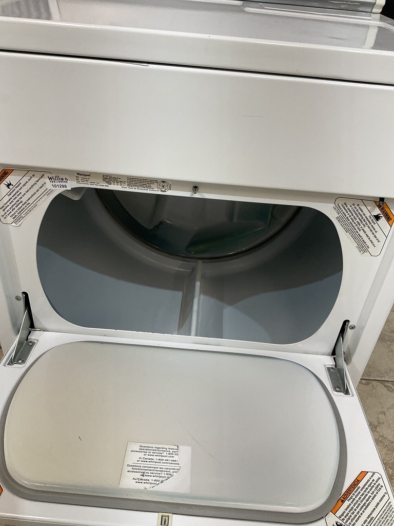 Whirlpool Used Natural Gas Dryer 29inches (White) 