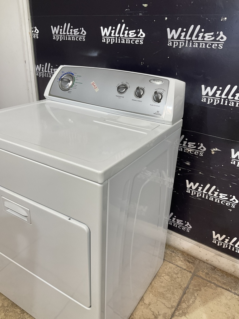 Whirlpool Used Natural Gas Dryer 29inches (White) 