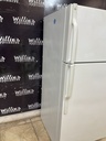 Ge Used Refrigerator Top and Bottom 28x61 (White) 