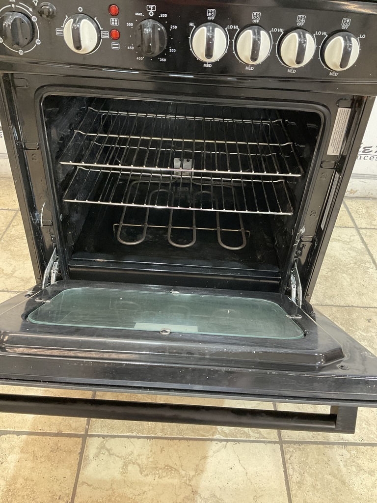 Avanti Used Electric Stove 220volts (40/50 AMP) 30inches {no cord} (Black) 