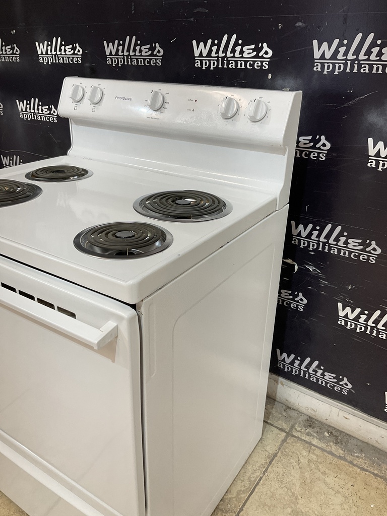 Frigidaire Used Electric Stove 220volts (40/50 AMP) 30inches {no cord} (White) 
