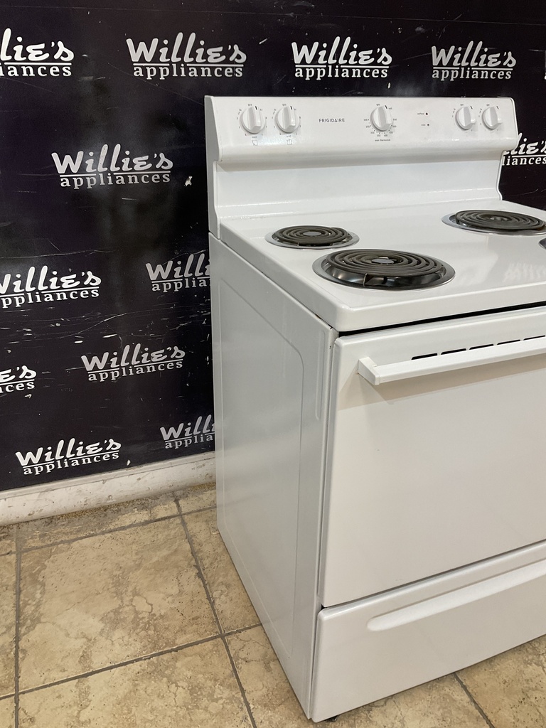 Frigidaire Used Electric Stove 220volts (40/50 AMP) 30inches {no cord} (White) 