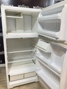 Hotpoint Used Refrigerator Top and Bottom 28x59 1/2” (White) 