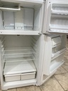 Hotpoint Used Refrigerator Top and Bottom 28x61 1/2” (White) 